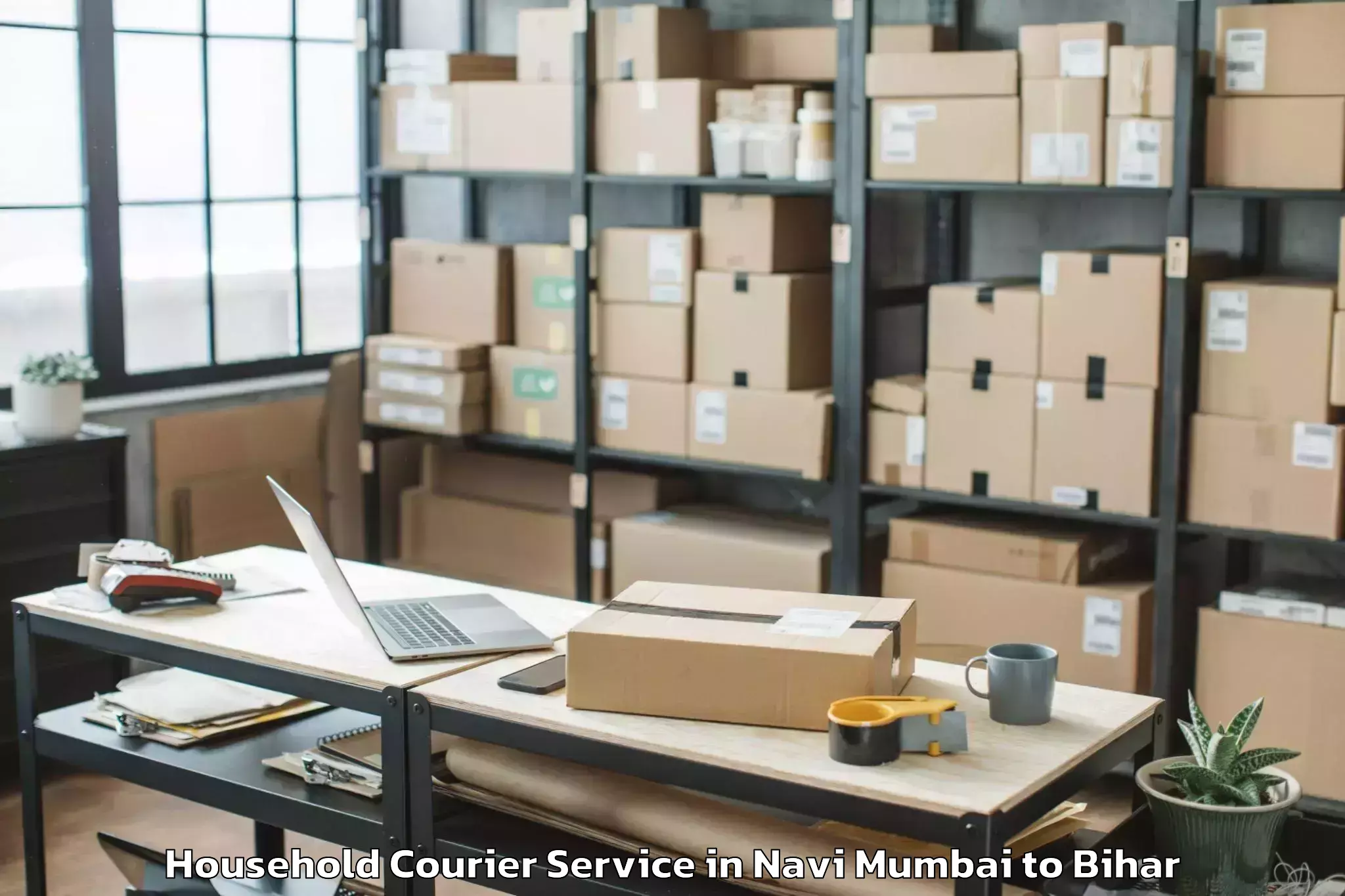 Quality Navi Mumbai to Jainagar Household Courier